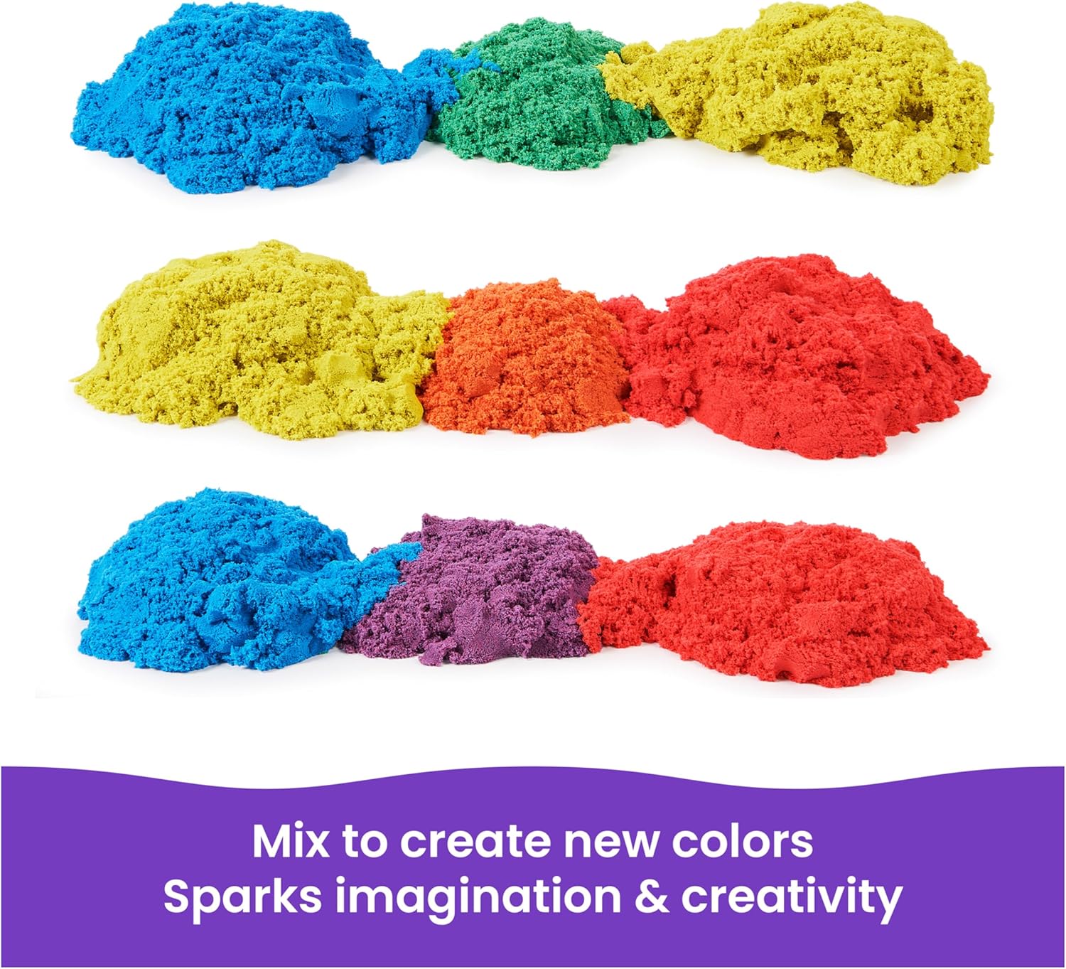 Kinetic Sand, 20-Pack Eggs with 3.3lbs Red, Yellow & Blue Play Sand for Egg Hunts, Party Favors & Goodie Bags, Sensory Toys for Kids Ages 3 and up - Image 5